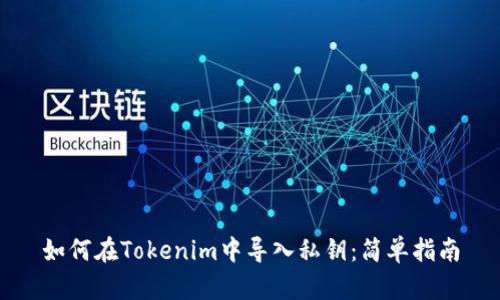 如何在Tokenim中导入私钥:简单指南