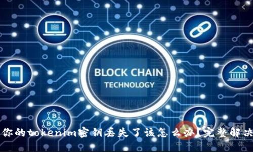 如果你的tokenim密钥丢失了该怎么办?完整解决指南