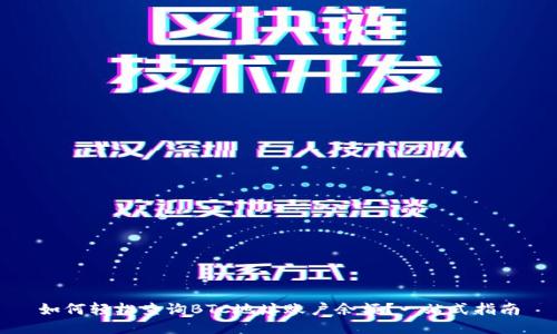 如何轻松查询BTC地址账户余额?一站式指南